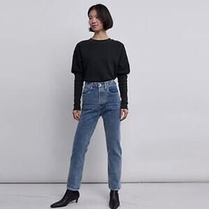 Levi's 501 Selvedge Big E High Rise Button Fly Straight Leg Jeans Size 29x32 NWT